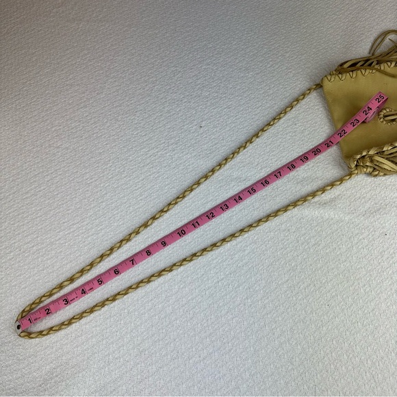 Hand Made! Deer Hide Leather Crossbody Bag - Picture 6 of 10